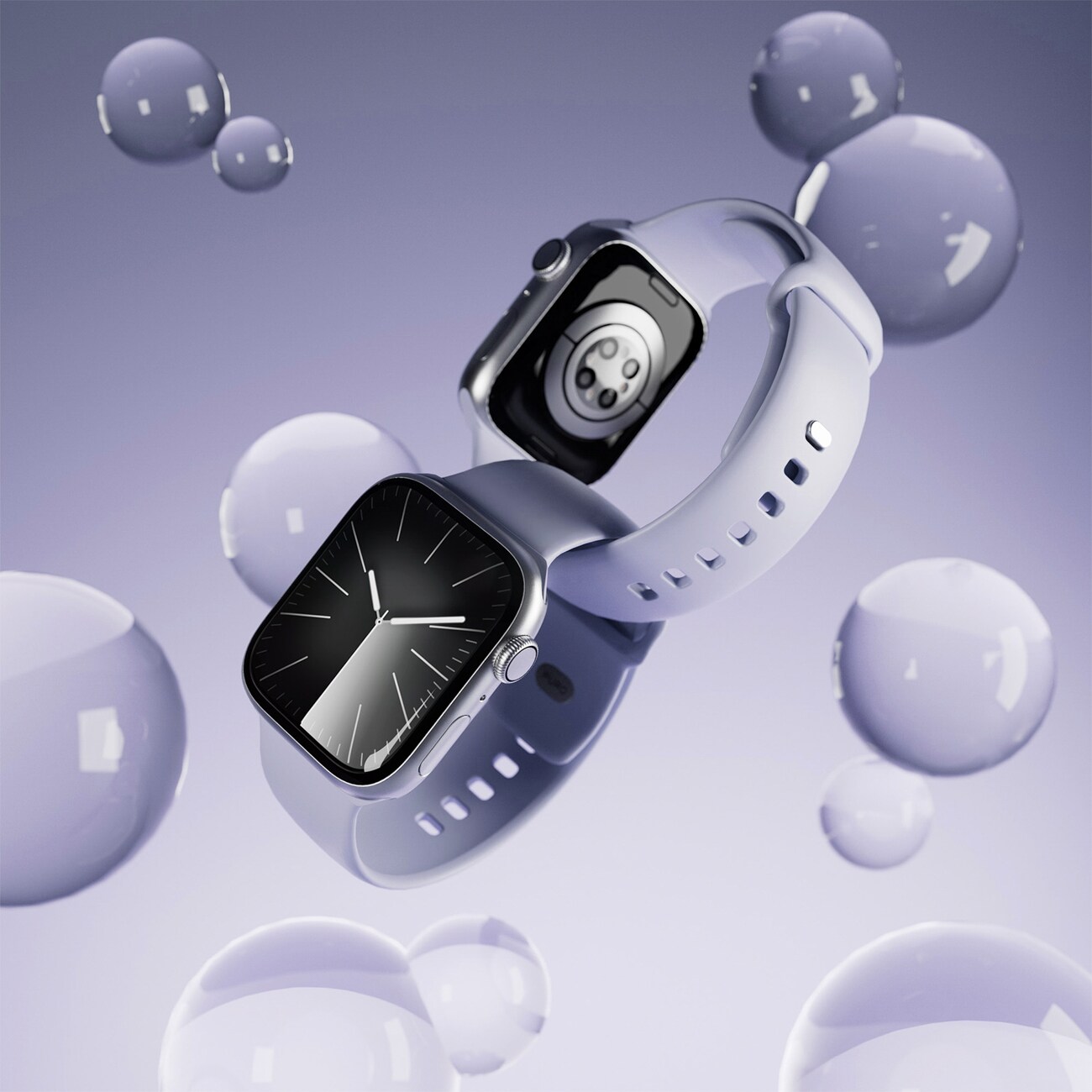 Puro Icon-armband till Apple Watch 38–40–41–42 mm – Lila