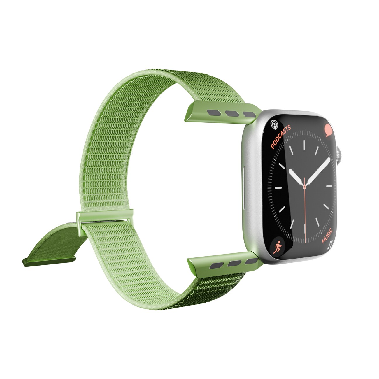 Puro Sport-armband till Apple Watch 44/45/46/49 mm – Grönt