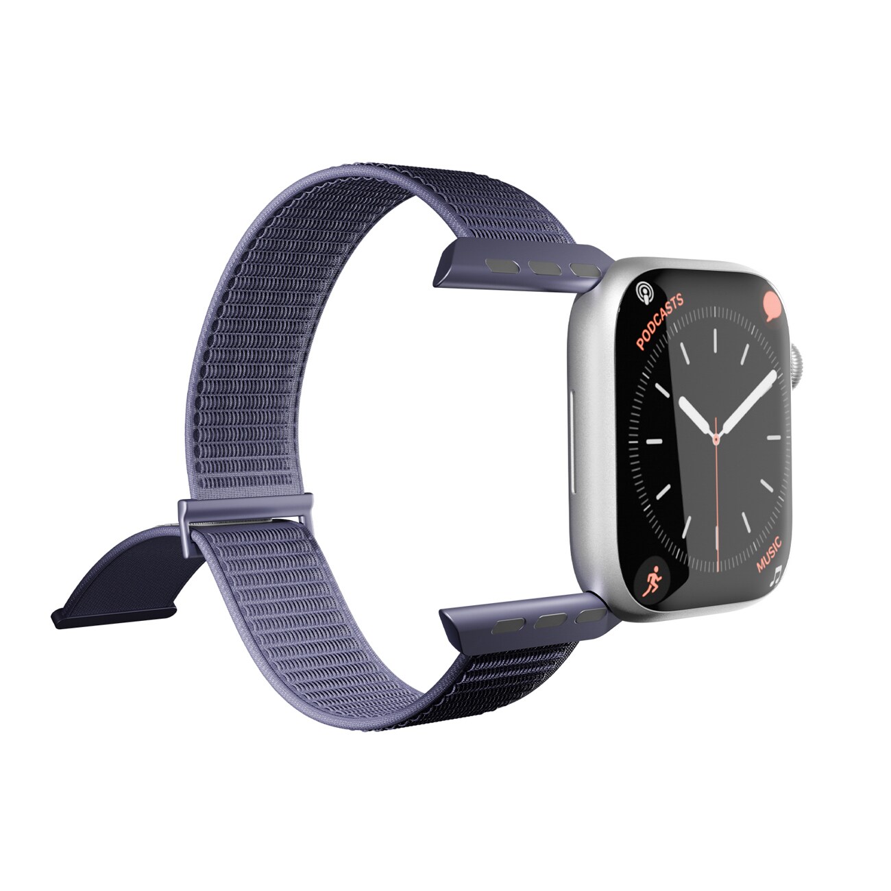 Puro Sport-armband till Apple Watch 44/45/46/49 mm – marinblått