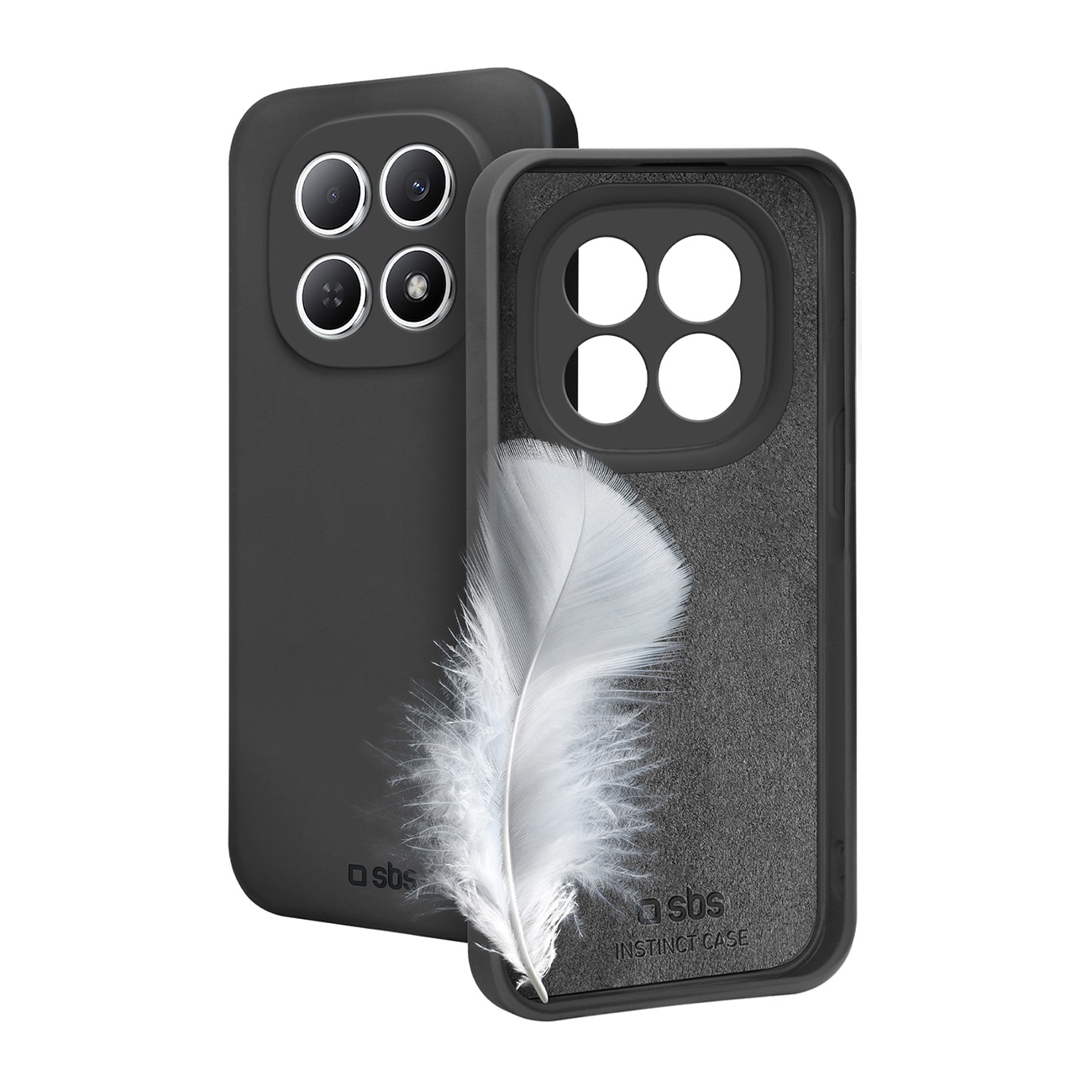 SBS Instinct-fodral till Xiaomi Redmi Note 15 Pro+ – Svart
