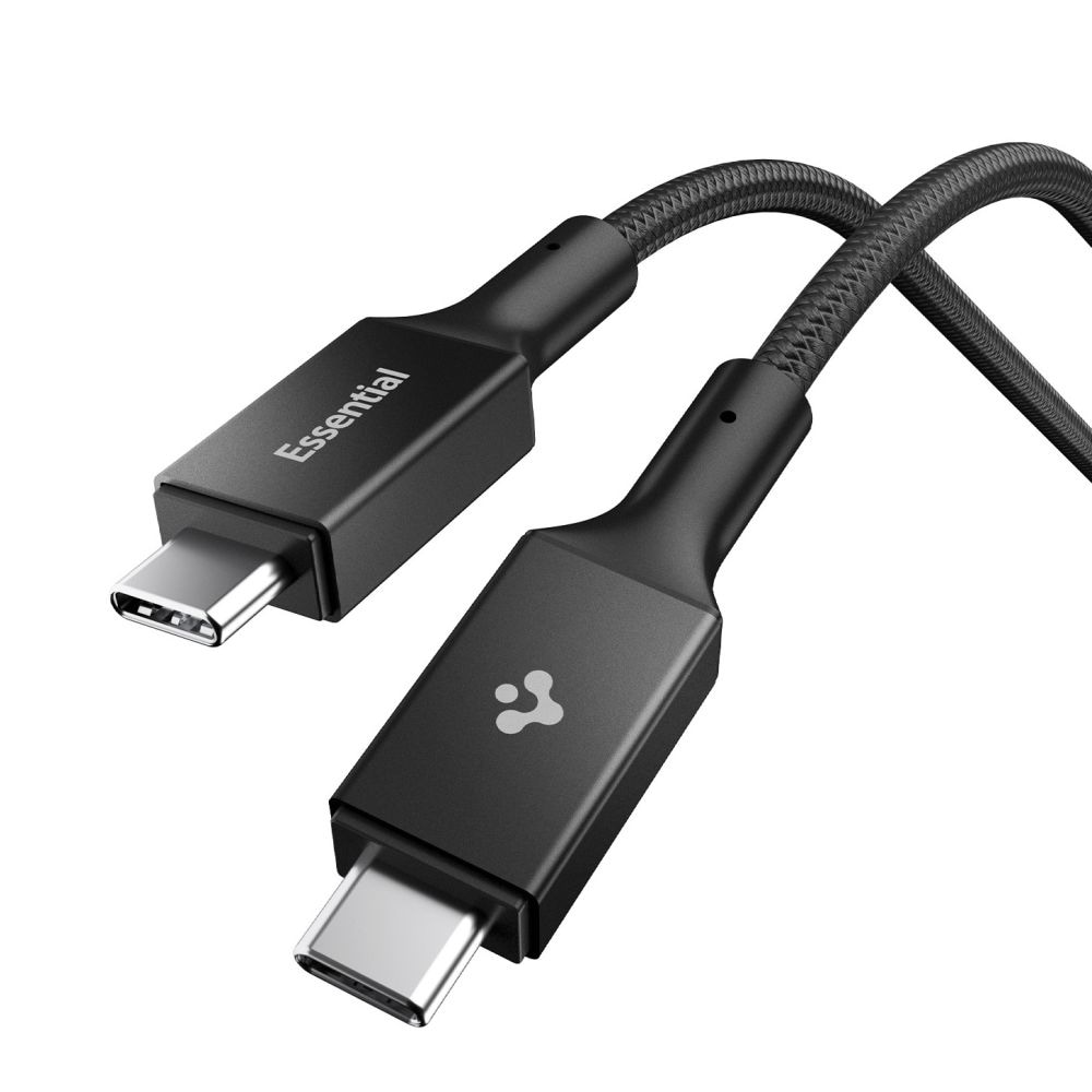Spigen EB10010CC 100 W, 100 cm kabel – svart