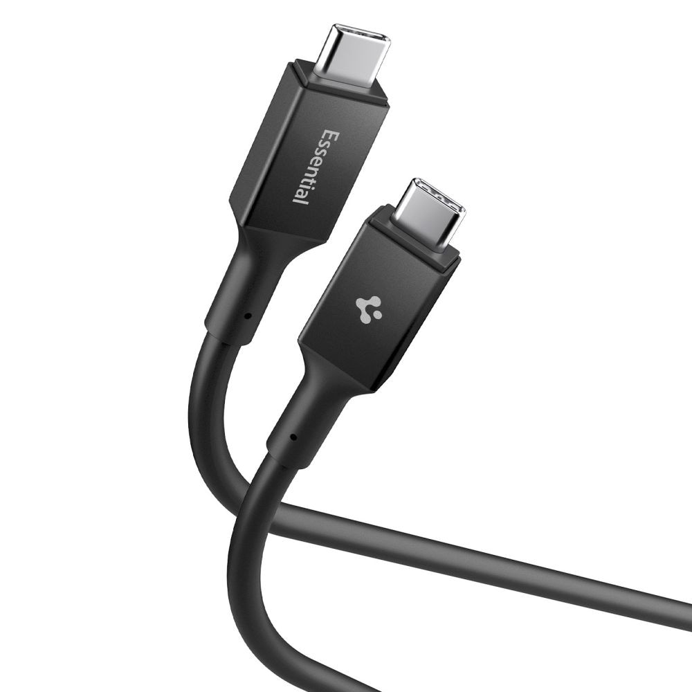 Spigen EB10020CC USB-C-kabel 100 W 200 cm – svart