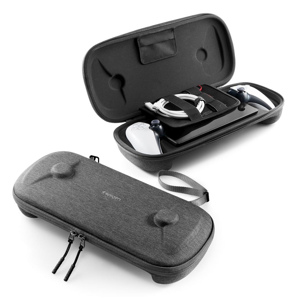 Spigen Klasden-fodral för Sony PlayStation Portal-fjärrkontroll – grå