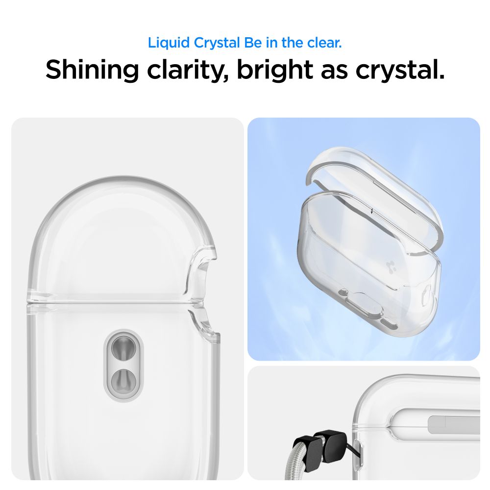 Spigen Liquid Crystal-etui til AirPods Pro 3 – gennemsigtigt