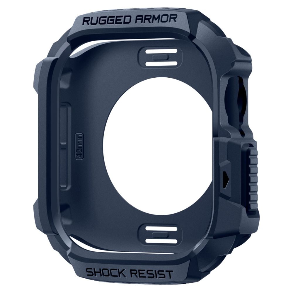 Spigen Rugged Armor-etui til Apple Watch 42 mm – marineblå