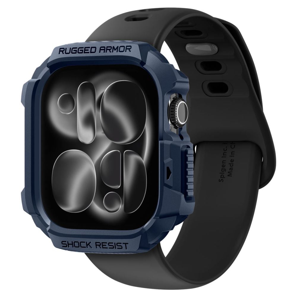 Spigen Rugged Armor-etui til Apple Watch 42 mm – marineblå