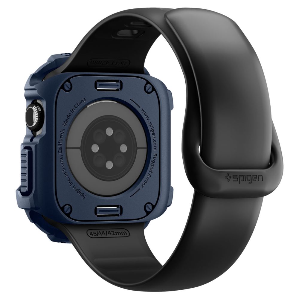 Spigen Rugged Armor-etui til Apple Watch 42 mm – marineblå