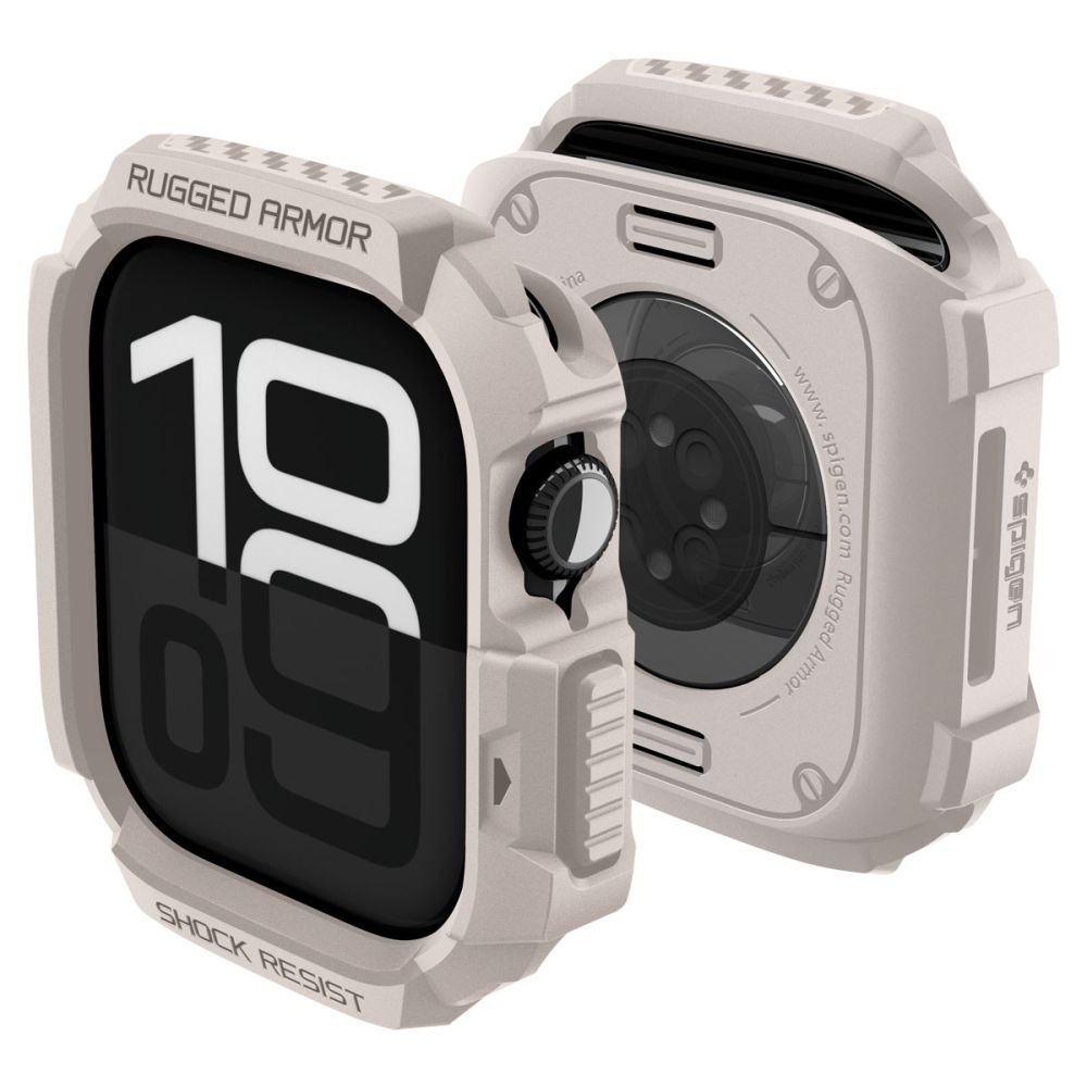 Spigen Rugged Armor-fodral för Apple Watch 42 mm – beige