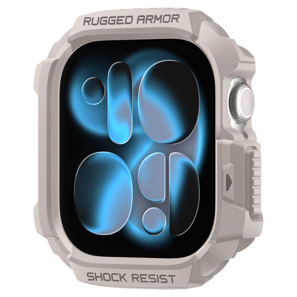 Spigen Rugged Armor-etui til Apple Watch 42 mm – beige