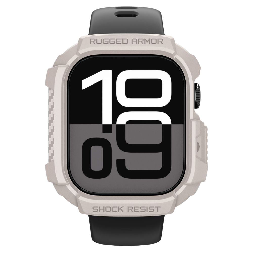 Spigen Rugged Armor-etui til Apple Watch 42 mm – beige