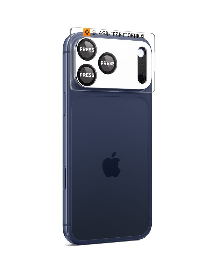 Spigen Optik Pro XL kameraglas för iPhone 17 Pro – Svart