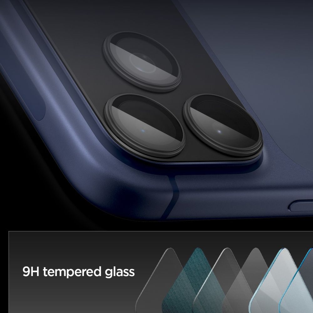 Spigen Optik Pro XL kameraglas för iPhone 17 Pro – Svart