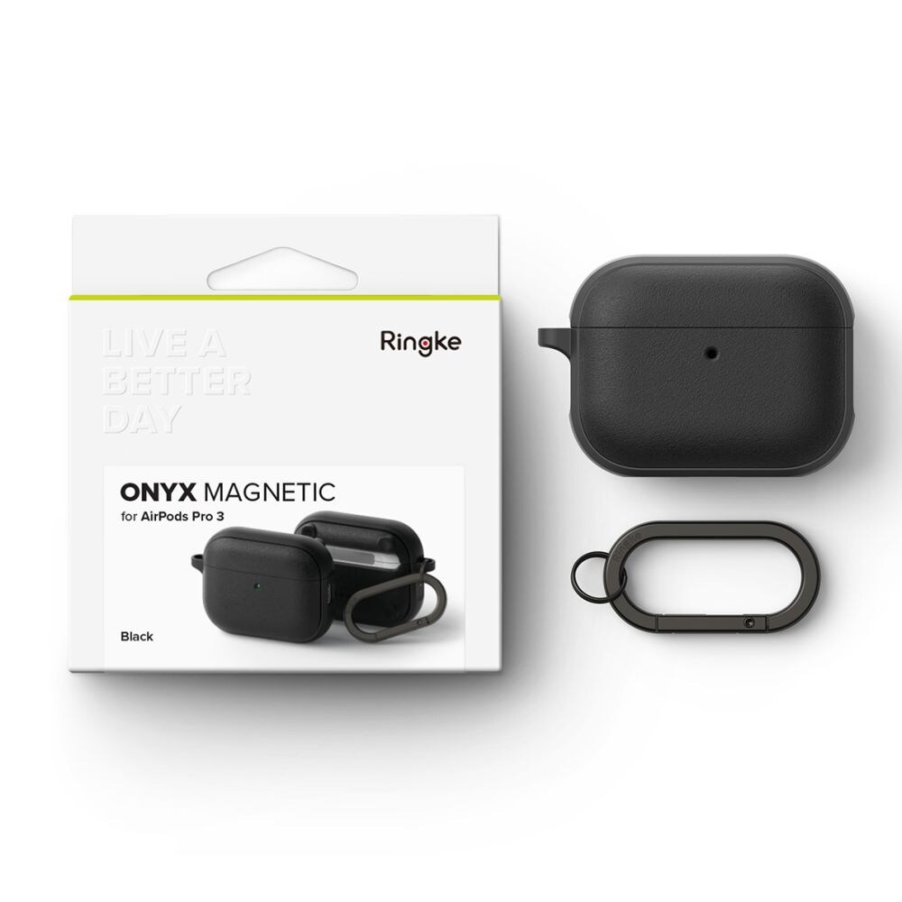 Ringke Onyx magnetisk MagSafe-etui til AirPods Pro 3 – sort