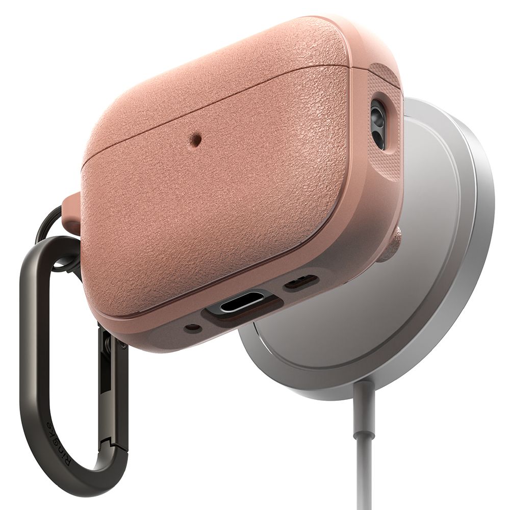 Ringke Onyx magnetisk MagSafe-etui til AirPods Pro 3 – lyserød