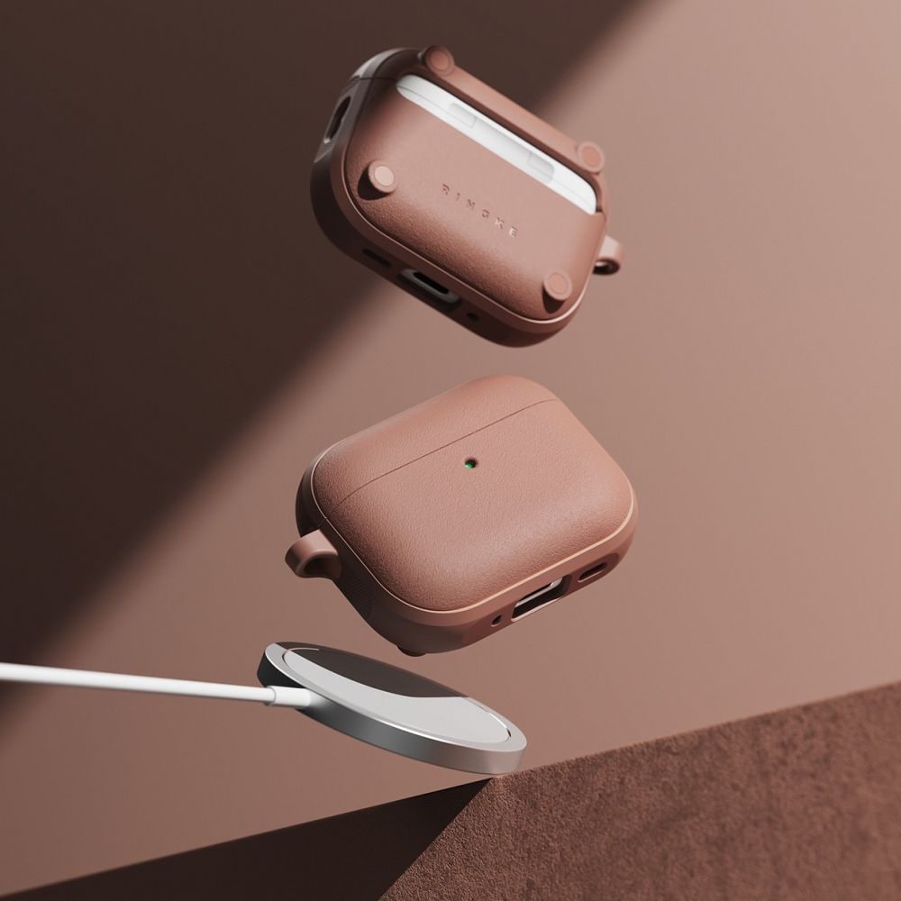 Ringke Onyx magnetisk MagSafe-etui til AirPods Pro 3 – lyserød