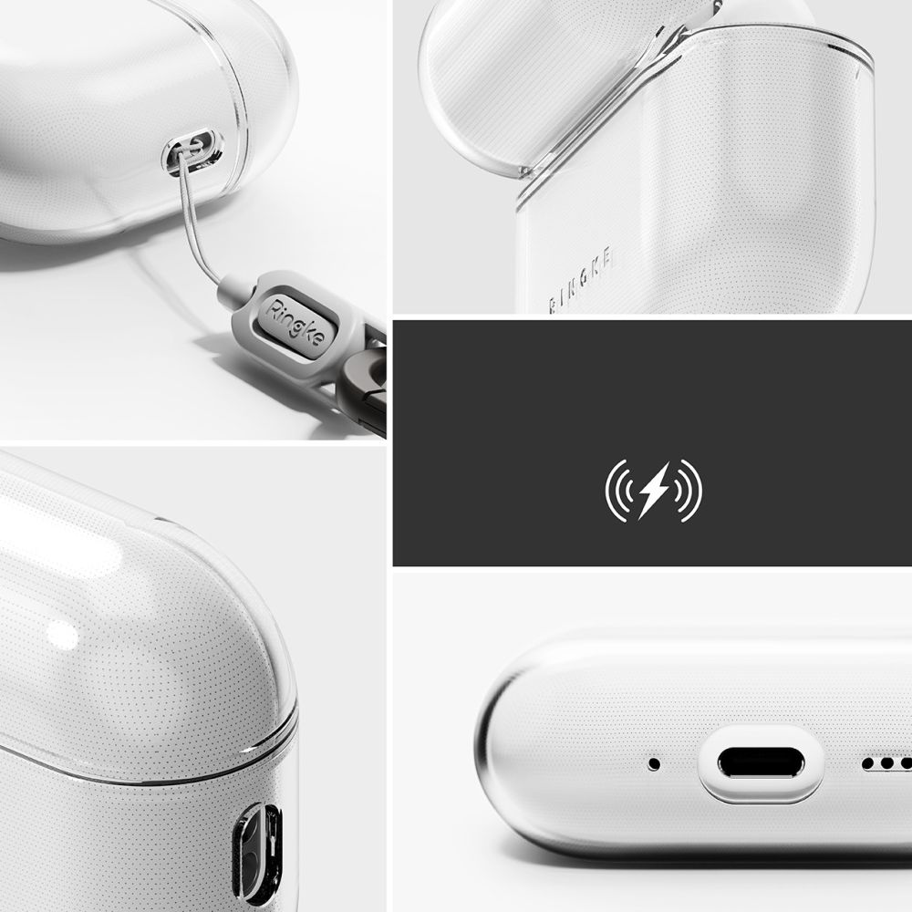 Ringke Air-etui til AirPods Pro 3 – gennemsigtigt
