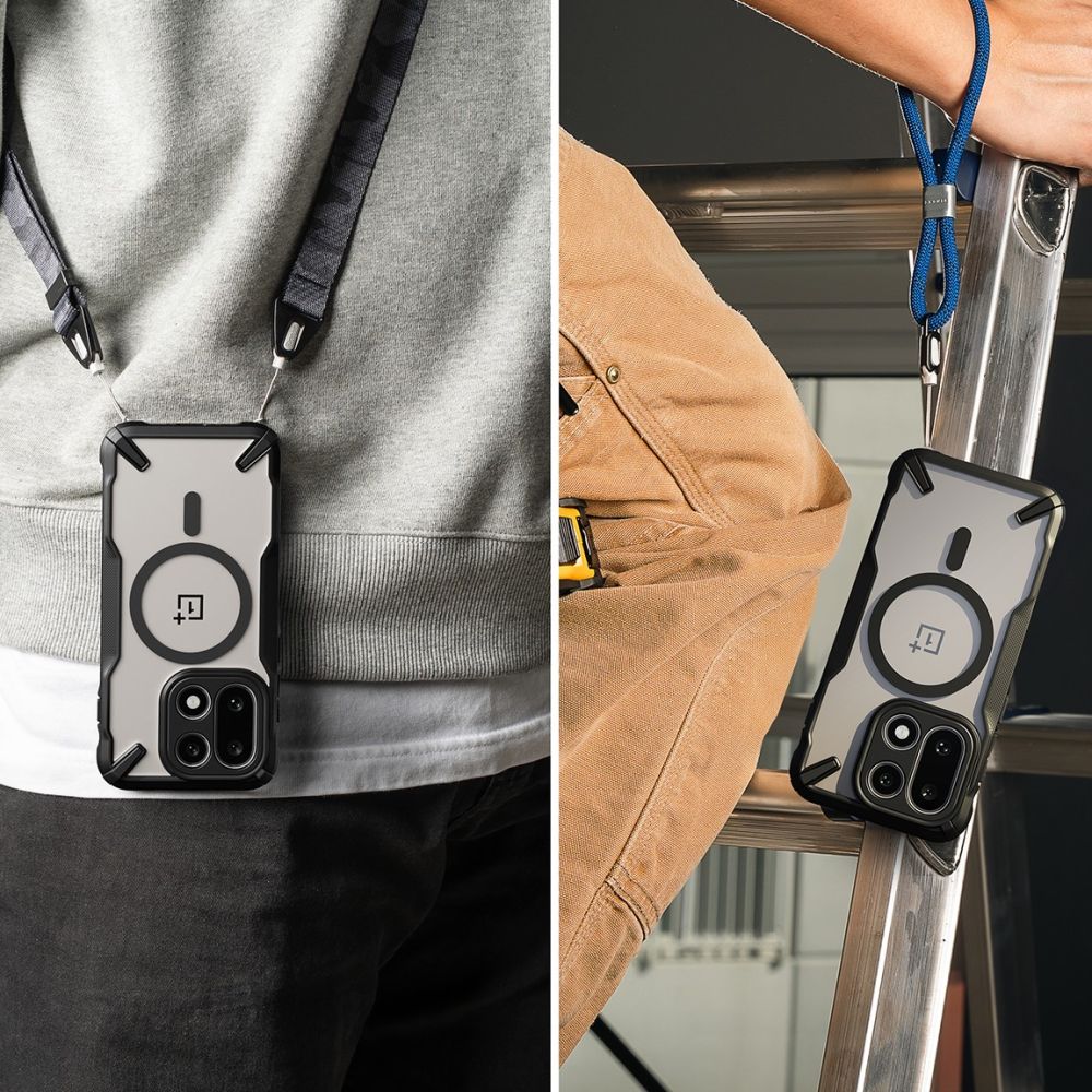 Ringke Fusion X magnetisk MagSafe-etui til OnePlus 15 – Clear Black