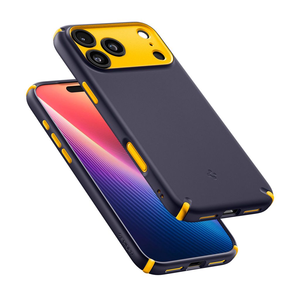 Spigen Nano Pop Hybrid MagSafe-fodral för iPhone 17 Pro – marinblått