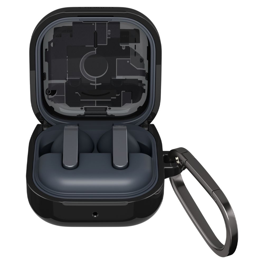 Spigen Ultra Hybrid Zero One-etui til Samsung Galaxy Buds 4 / 4 Pro – Sort