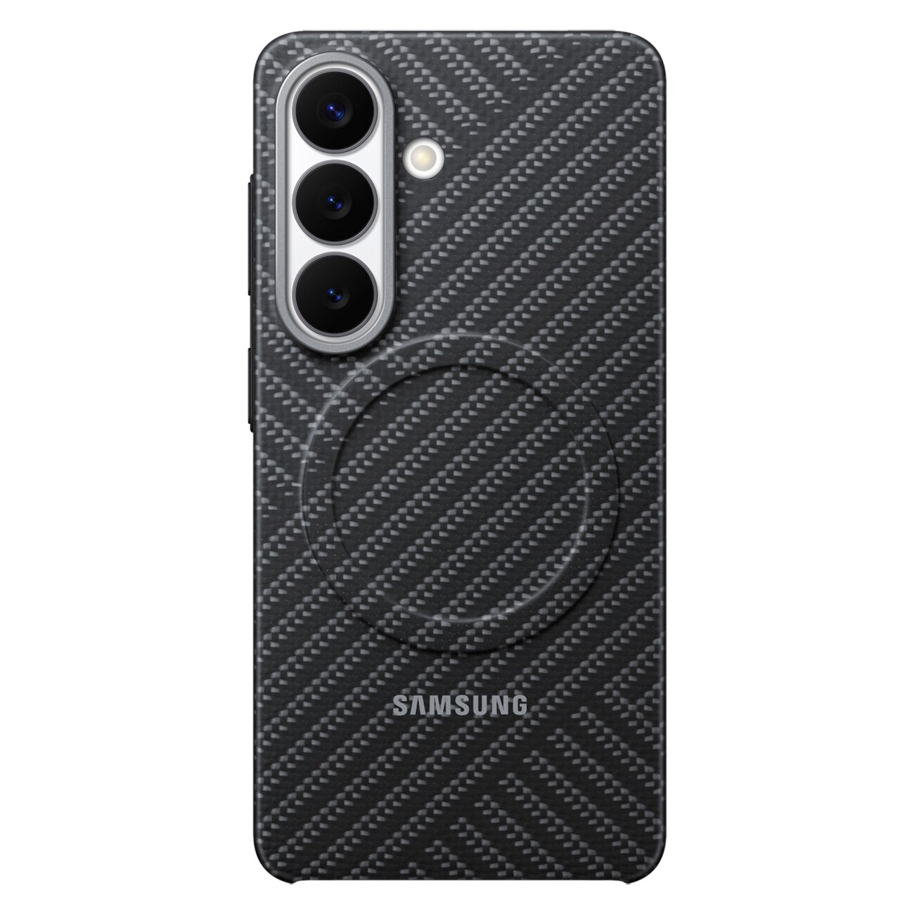 Samsung Carbon Magnet-etui til Samsung Galaxy S26, MagSafe-kompatibelt – gråt