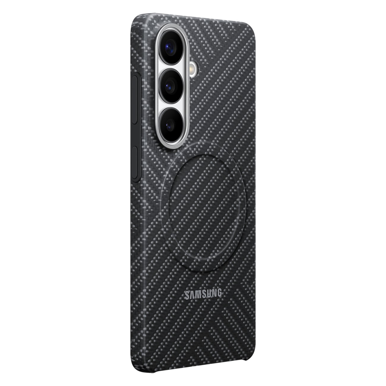 Samsung Carbon Magnet-etui til Samsung Galaxy S26, MagSafe-kompatibelt – gråt