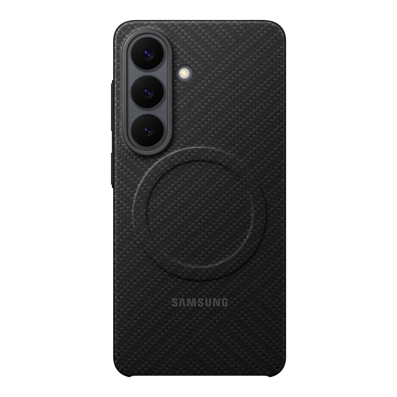 Samsung Carbon Magnet-fodral för Samsung Galaxy S26, kompatibelt med MagSafe – svart