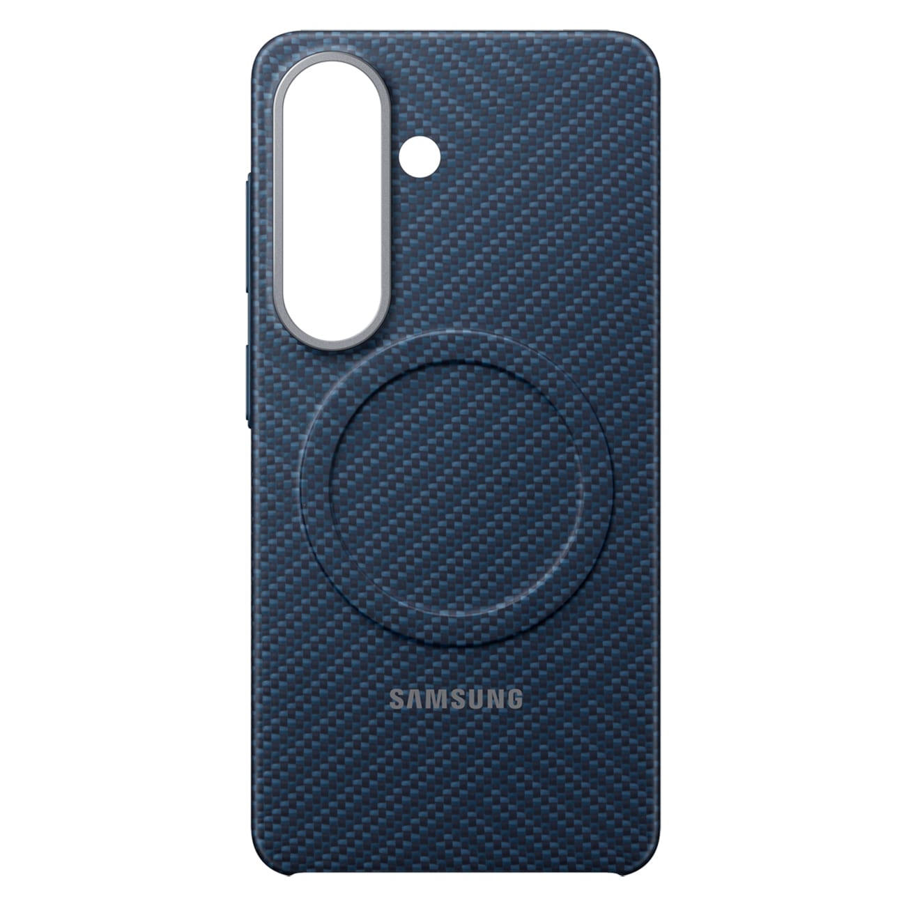 Samsung Carbon Magnet-fodral för Samsung Galaxy S26, MagSafe-kompatibelt – blått