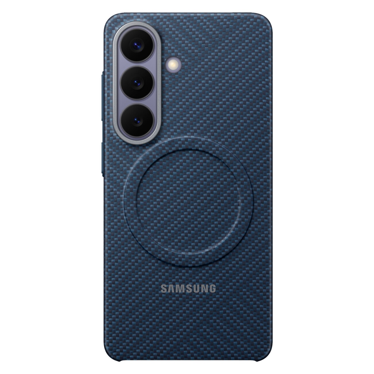 Samsung Carbon Magnet-etui til Samsung Galaxy S26, MagSafe-kompatibelt – Blå