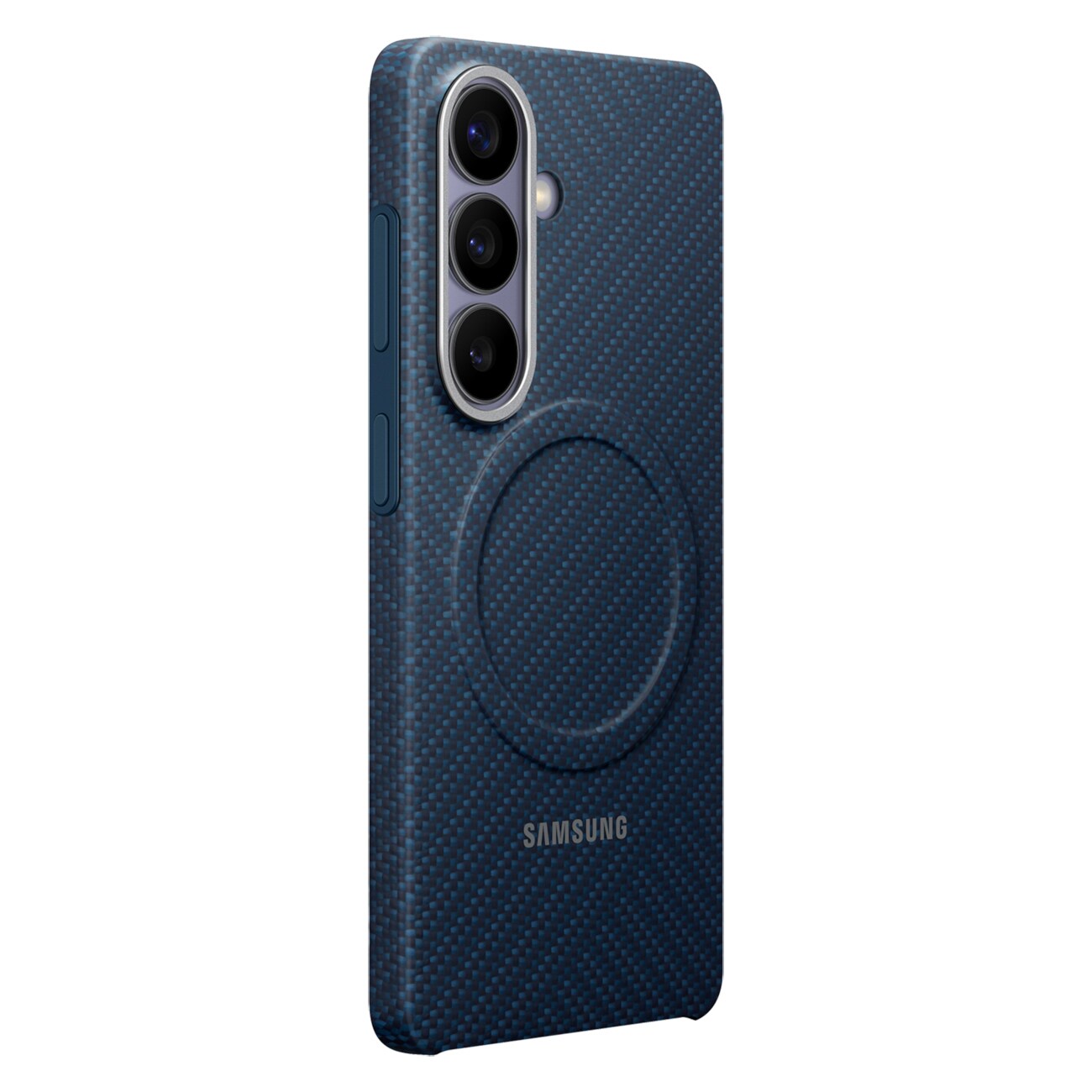 Samsung Carbon Magnet-etui til Samsung Galaxy S26, MagSafe-kompatibelt – Blå