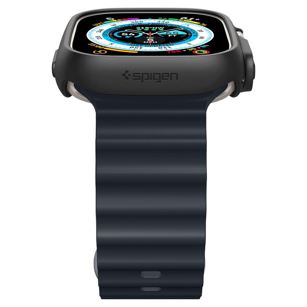 Spigen Thin Fit-fodral för Apple Watch Ultra (49 mm) – Svart