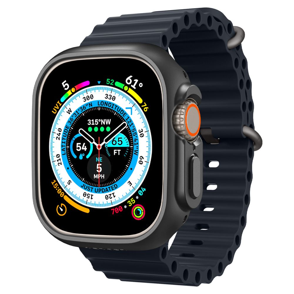 Spigen Thin Fit-fodral för Apple Watch Ultra (49 mm) – Svart