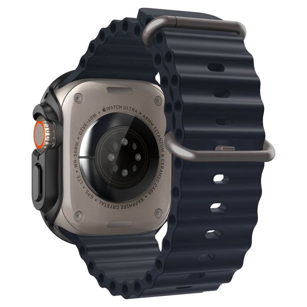 Spigen Thin Fit-fodral för Apple Watch Ultra (49 mm) – Svart