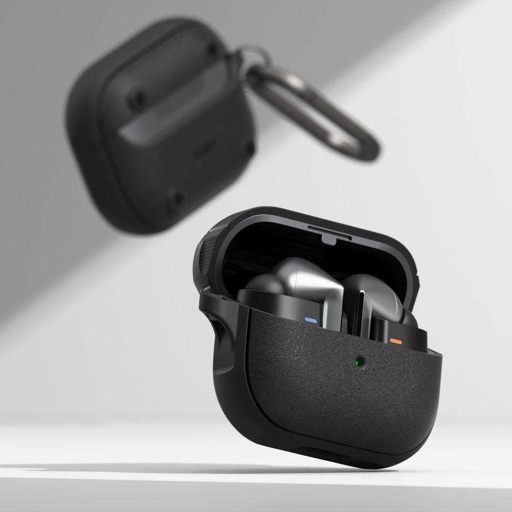 Ringke Onyx MagSafe-etui til Samsung Galaxy Buds 3 / 3 Pro – Sort