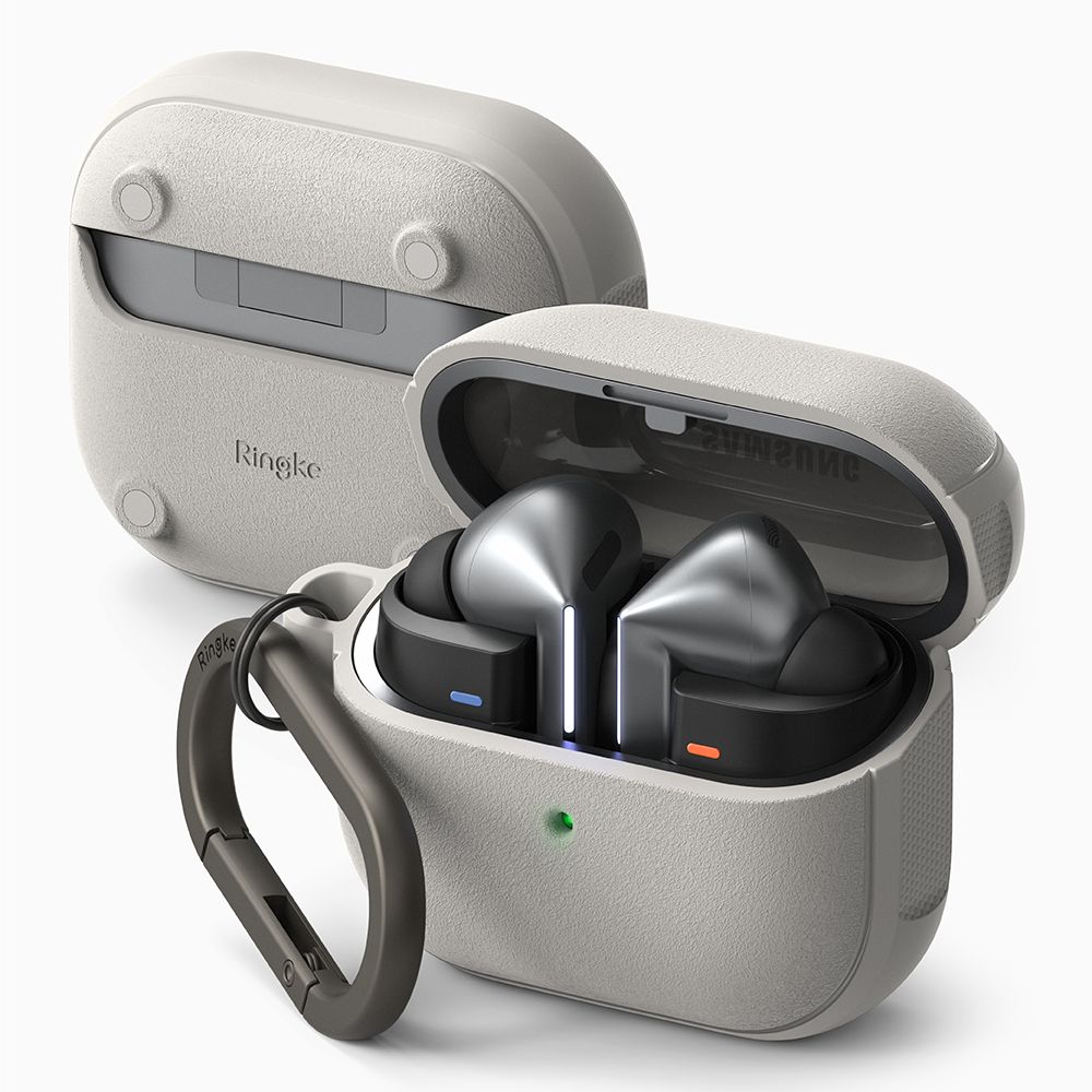 Ringke Onyx MagSafe-fodral för Samsung Galaxy Buds 3 / 3 Pro – grått