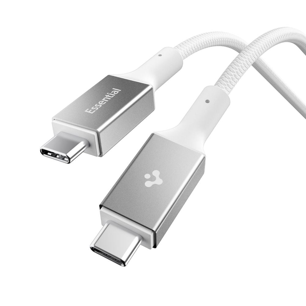 Spigen EB10010CC 100 W, 100 cm kabel – vit