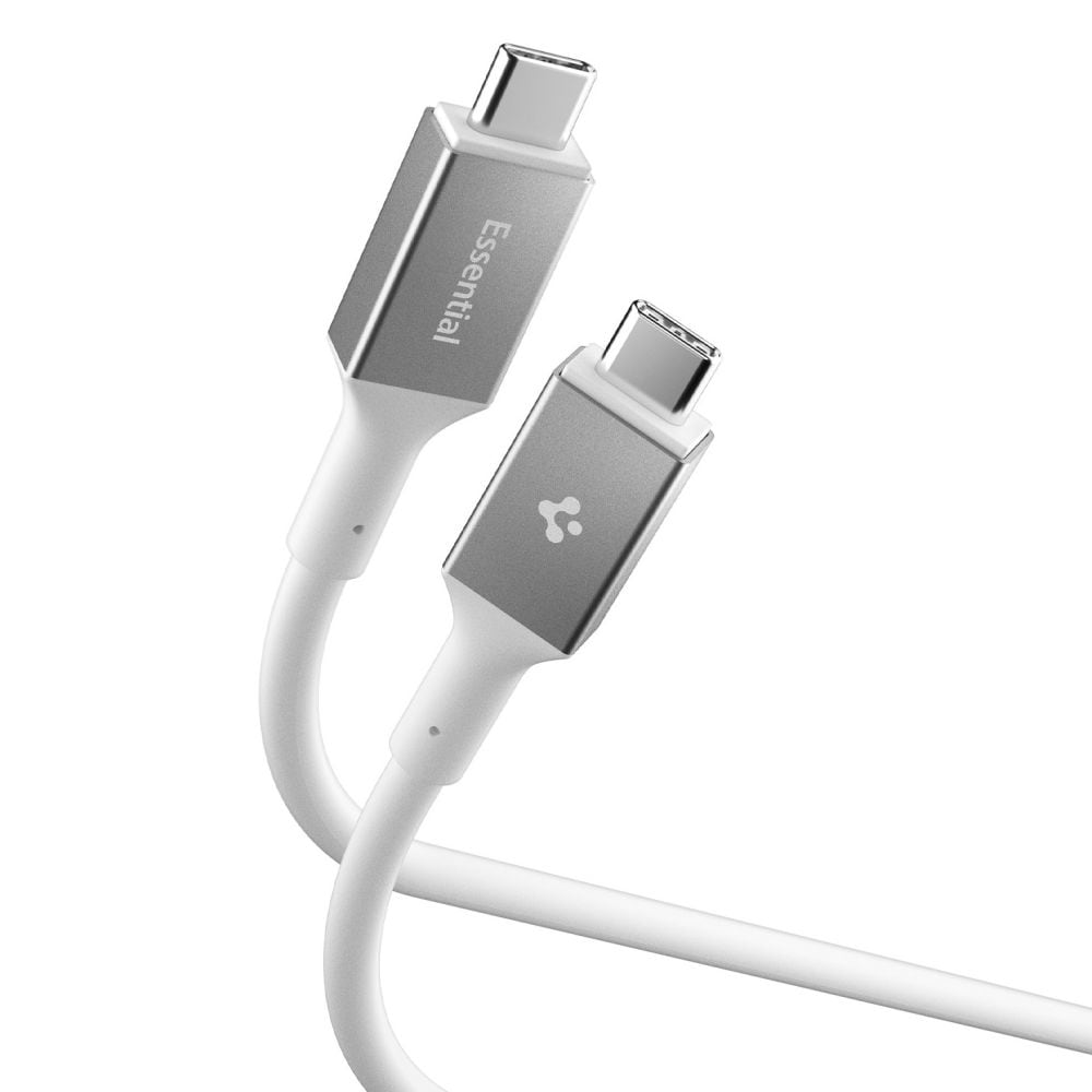 Spigen EB10020CC USB-C-kabel 100 W, 200 cm – vit