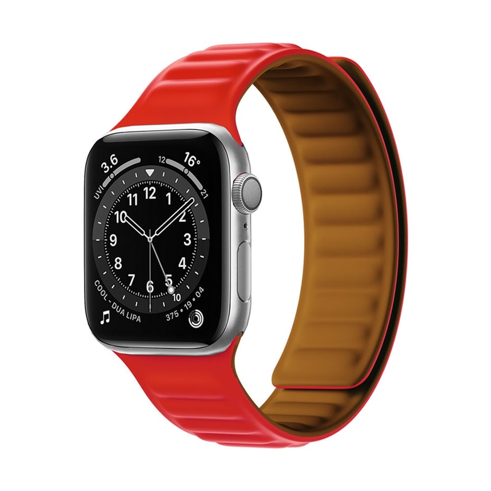 Magnetarmband – Magnetarmband till Apple Watch 38–40 mm – Rött