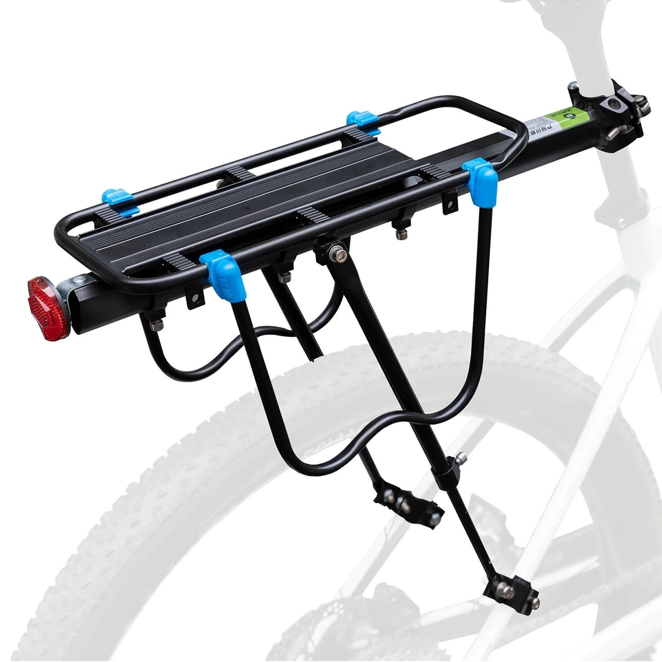 Rockbros Shelves HJ10010 Cykelhållare med snabbmontering och reflex – Svart