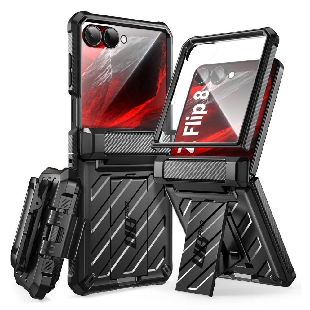 Supcase Unicorn Beetle Pro-skal till Samsung Galaxy Z Flip 8 – Svart