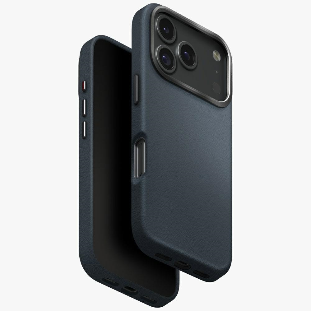 Uniq Lyden Magclick-laddningsfodral för iPhone 17 Pro – Blått
