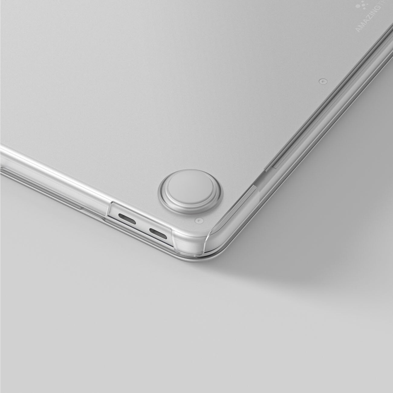 AmazingThing Titan-skal för MacBook Neo 13" – genomskinligt