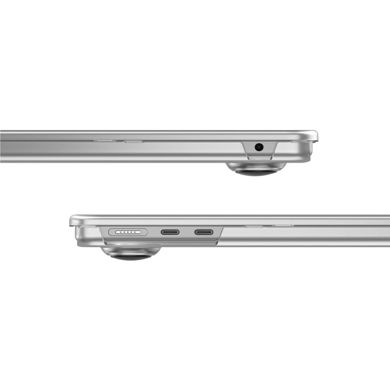 AmazingThing Titan-hårdväska för MacBook Air M5 13,6 tum – genomskinlig