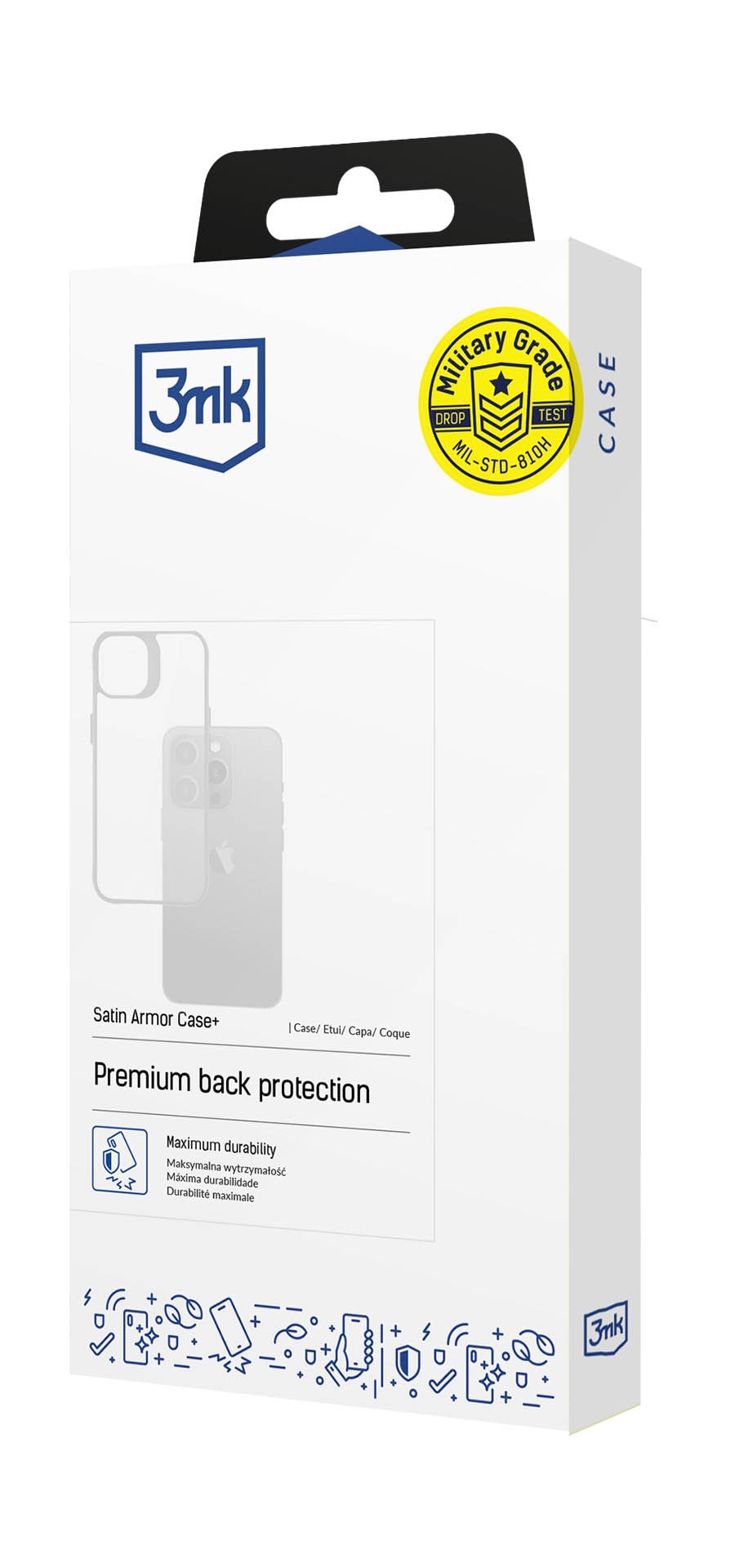 3mk Satin Armor Case+ – fodral till iPhone 11 Pro – genomskinligt