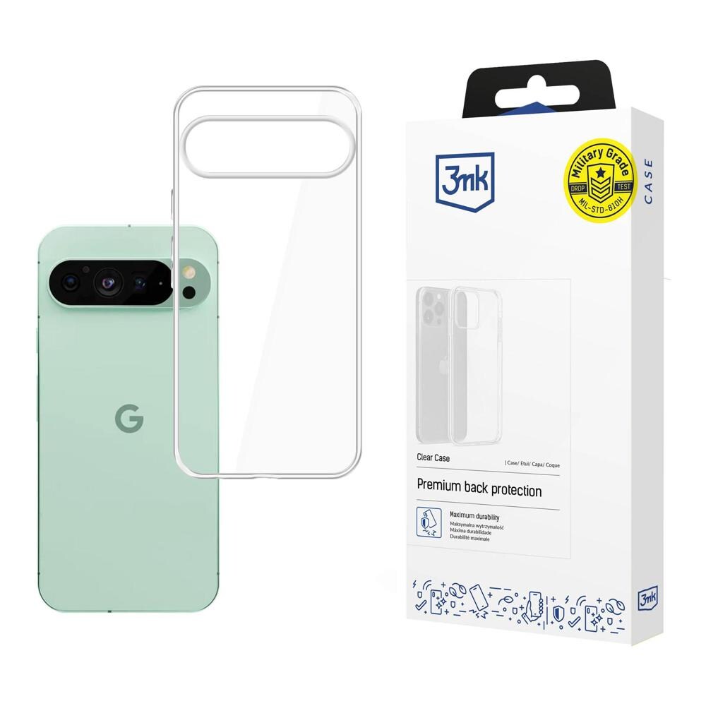 3mk genomskinligt skal till Google Pixel 9 Pro XL – genomskinligt