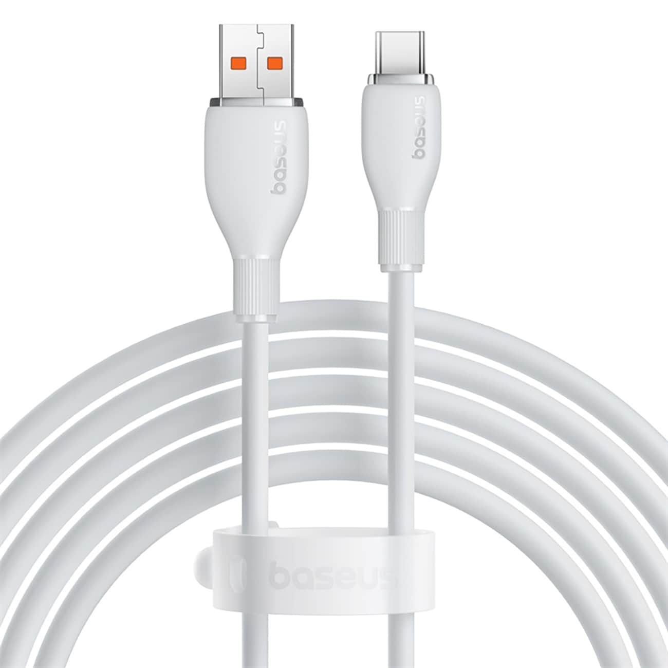 Baseus Pudding 100 W USB-A – USB-C-kabel 1,2 m – Vit