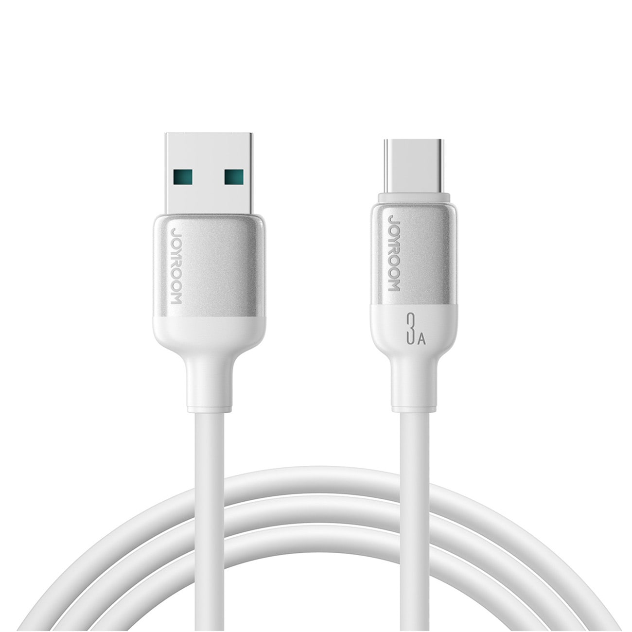 Joyroom S-A62 Lively Series 3A USB-A – USB-C-kabel 1,2 m – vit