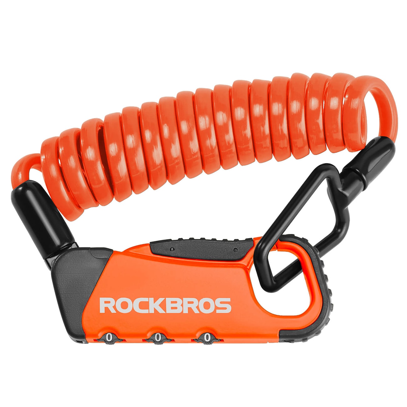 Rockbros RBK6N kombinationslås för cykel – orange