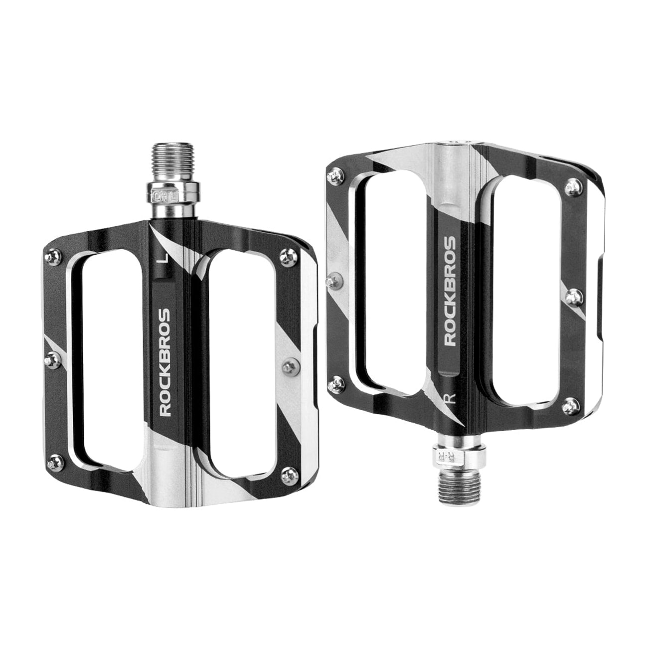 Rockbros K306-BK MTB-pedaler i aluminium – svarta