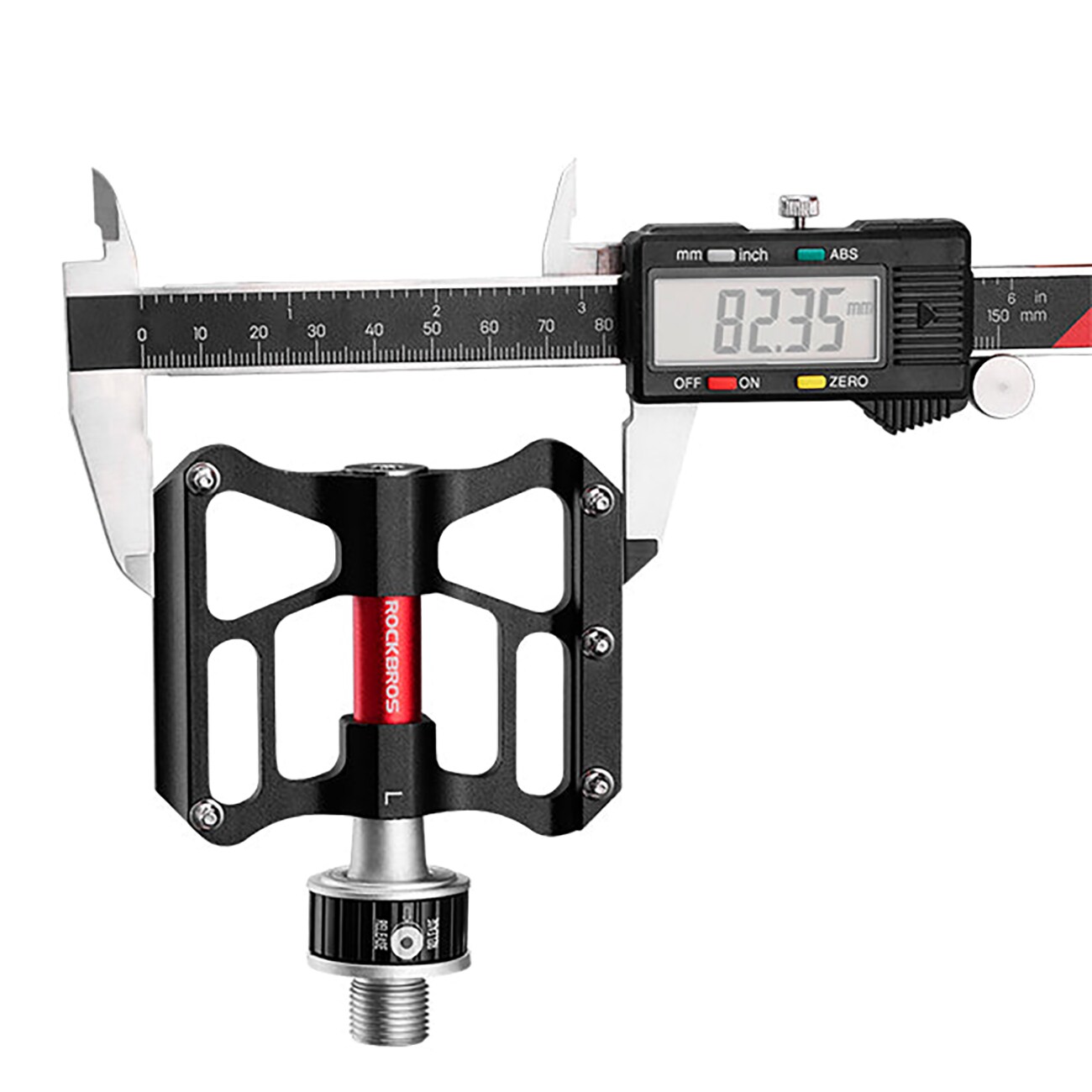 Rockbros K3462F-BK avtakbare sykkelpedaler med hurtigfeste – svart