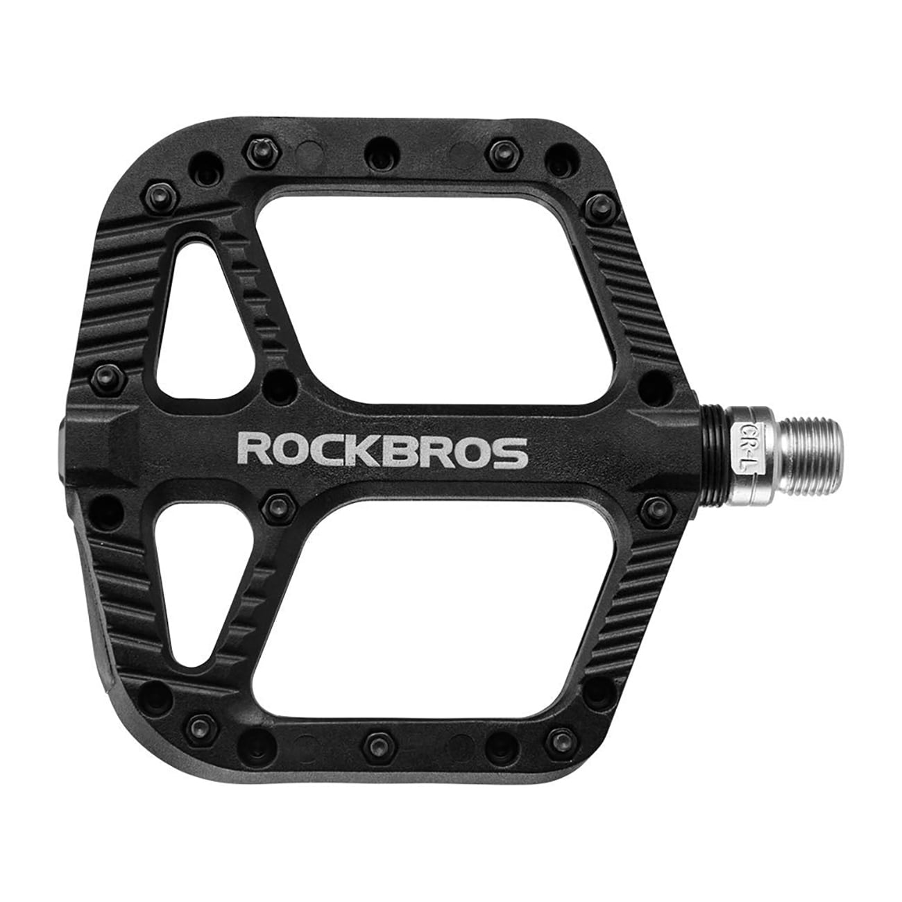 Rockbros 2018-12A cykelpedaler i nylon – svarta